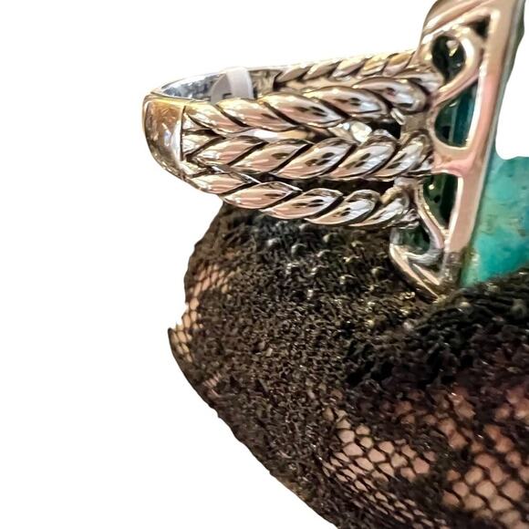 EFFY ENY Sterling Silver & Turquoise Ring - 7 - NWT - Picture 9 of 13